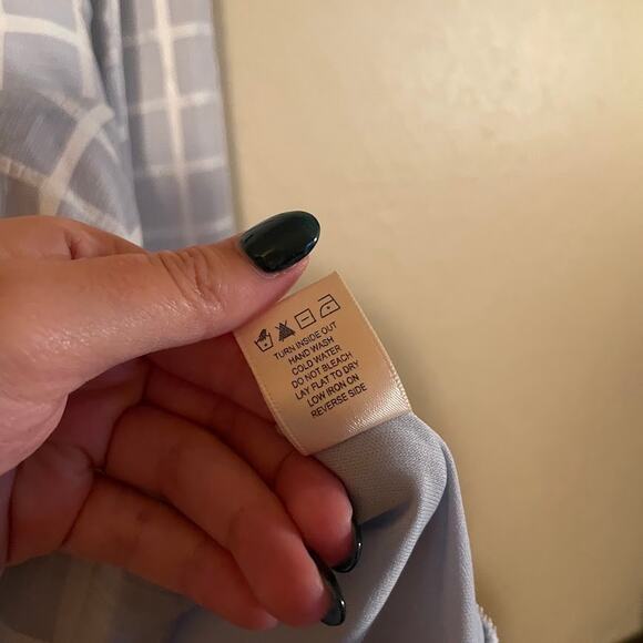 Allison & Kelly Purple Checkered A-line Dress - Size S - Picture 6 of 10